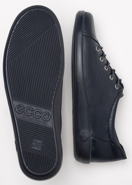 Sneakersy damskie granatowe ECCO Soft 2.0