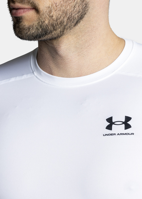 Koszulka termoaktywna męska biała Under Armour Heat Gear