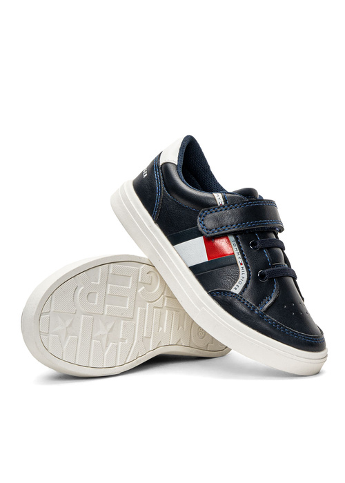 Sneakersy dziecięce granatowe Tommy Hilfiger T1B4-32038-0754-Y004