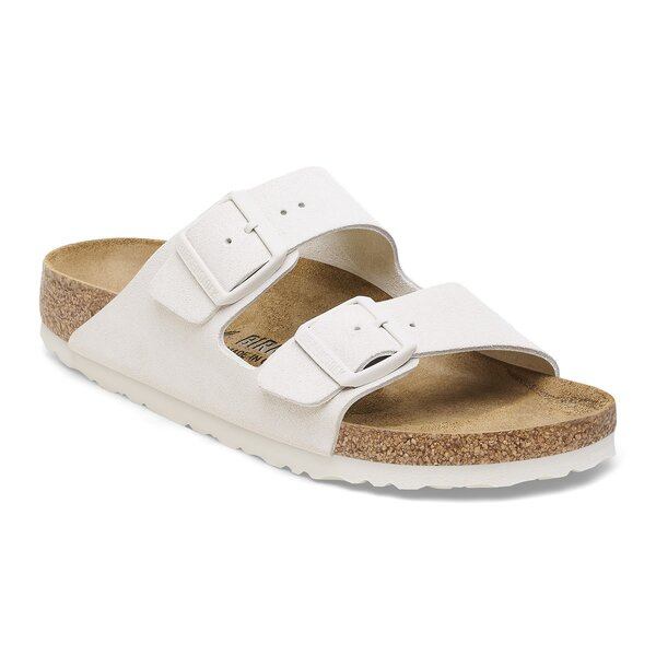 BIRKENSTOCK ARIZONA LEVE ANTIQUE WHITE Klapki męskie