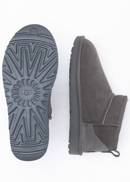 UGG W Classic Ultra Mini Buty zimowe damskie szare