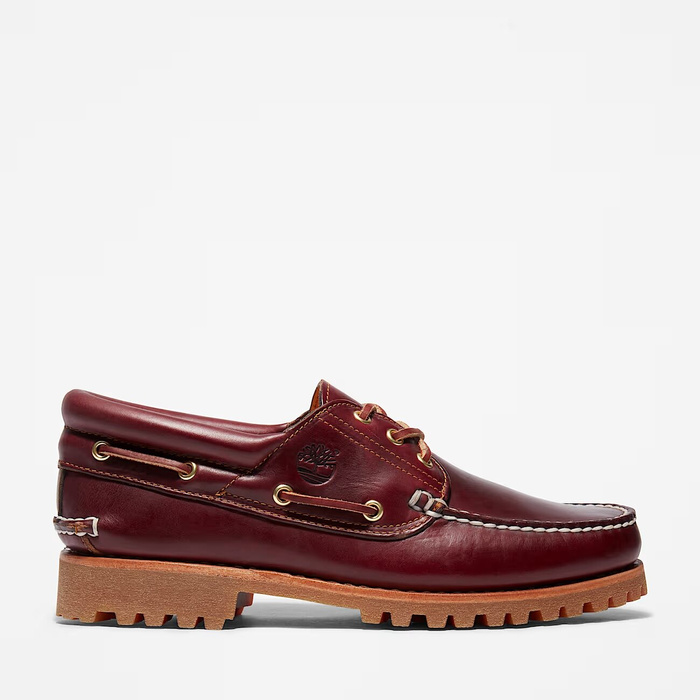 Timberland Authentic BOAT SHOE BURGUNDY Mokasyny męskie