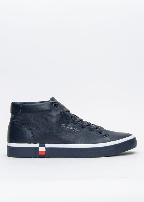 Sneakersy męskie Tommy Hilfiger Corporate High Modern Vulc (FM0FM03740-DW5)