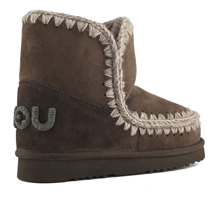 MOU ESKIMO 18 GLITTER LOGO Śniegowce damskie