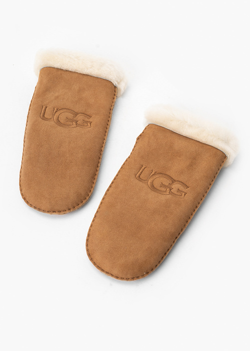 Rękawiczki damskie UGG W SHEARLING UGG EMBROIDER MITTEN