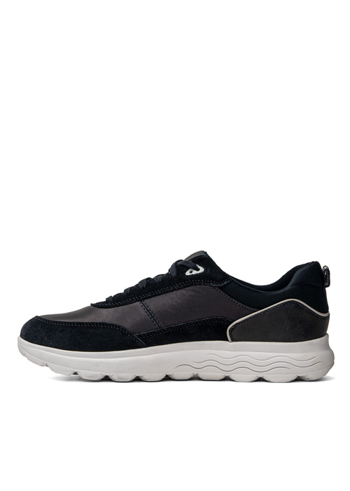 Sneakersy męskie czarne GEOX U Spherica U25BYC 08522 C4002