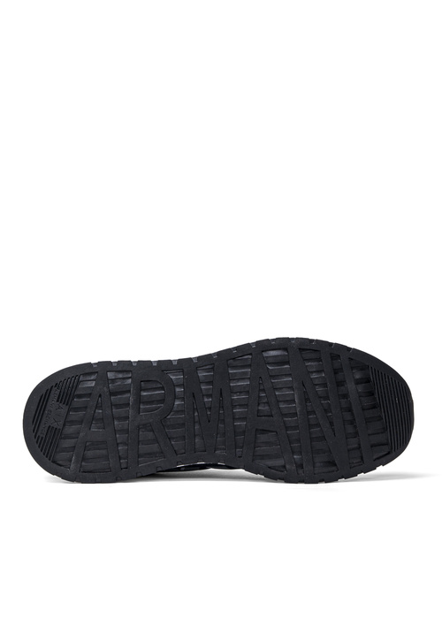Sneakersy męskie granatowe Armani Exchange XUX114 XV514 K693