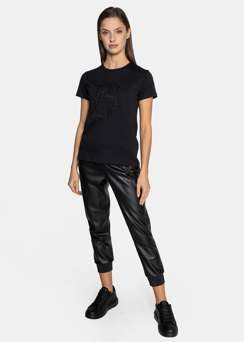 Koszulka damska Karl Lagerfeld Boucle Karl Profile (216W1703-999)