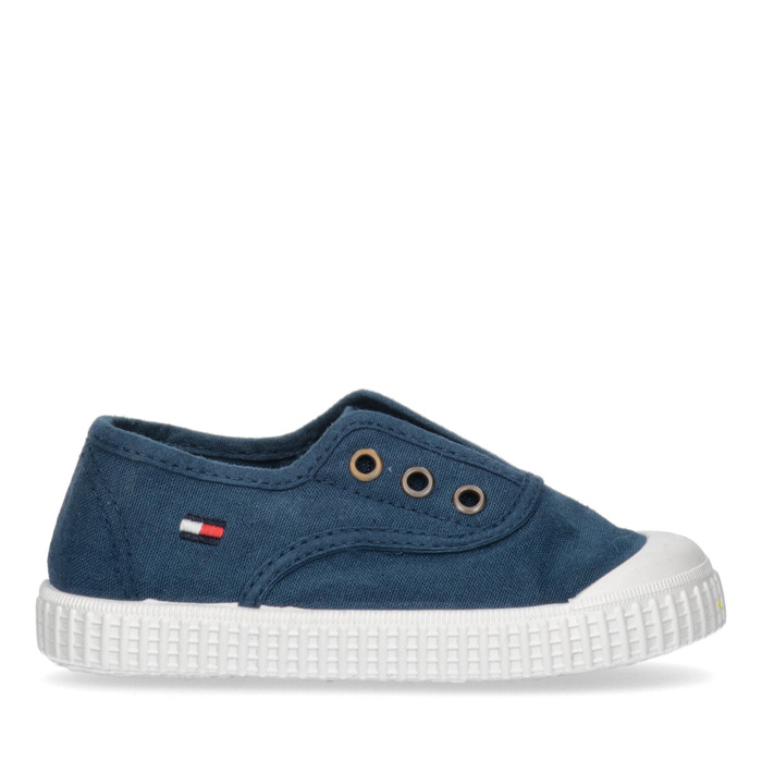 Sneakersy dziecięce TOMMY HILFIGER LOW CUT EASY-ON SNEAKER
