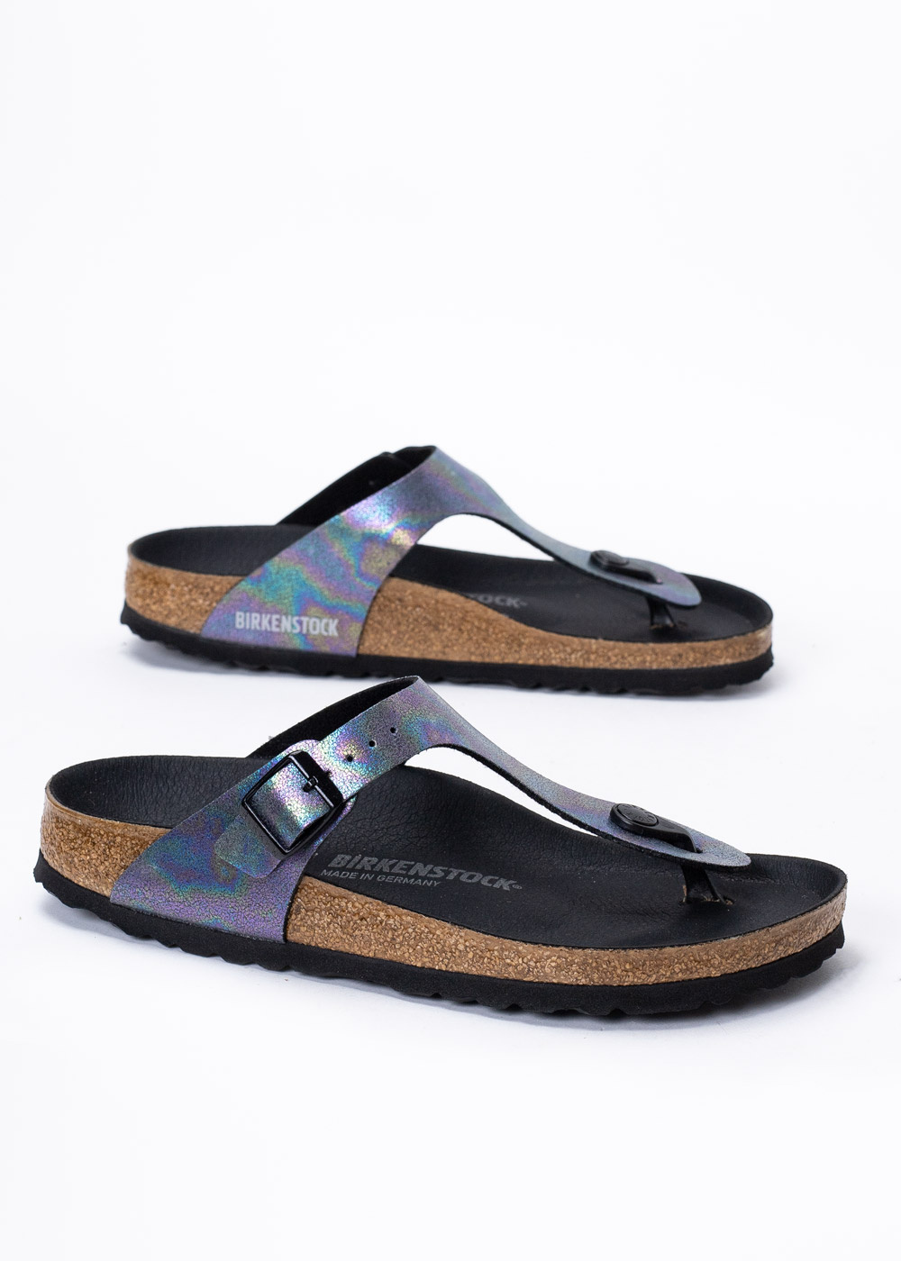 Japonki damskie kolorowe Birkenstock Gizeh MF Vegan