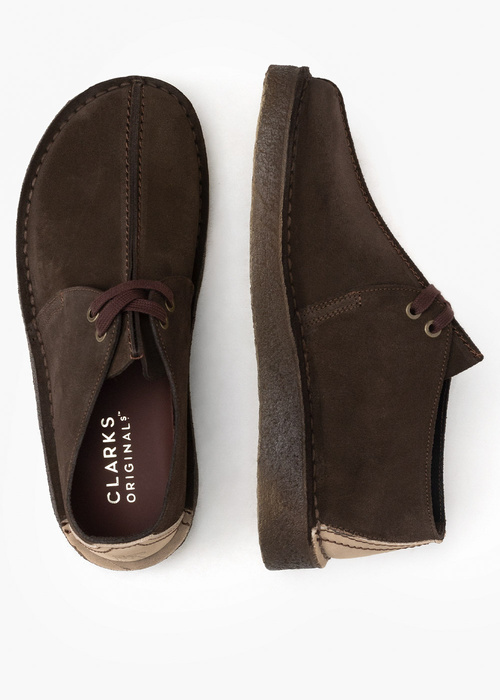 Półbuty męskie Clarks Desert Trek Dark Brown Nubuck (26155488)