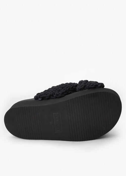INUIKII WOVEN STONES PLATFORM Klapki damskie