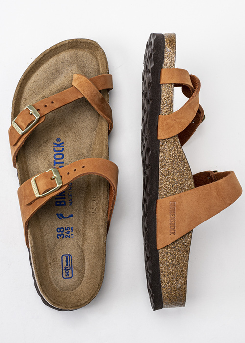 Japonki damskie brązowe Birkenstock Mayari SFB