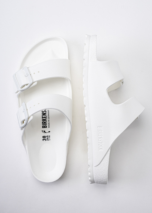 Birkenstock Arizona Essentials Klapki damskie białe