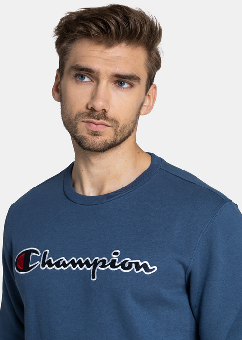 Bluza męska Champion Organic Cotton Blend Script Logo (216471-BS504)