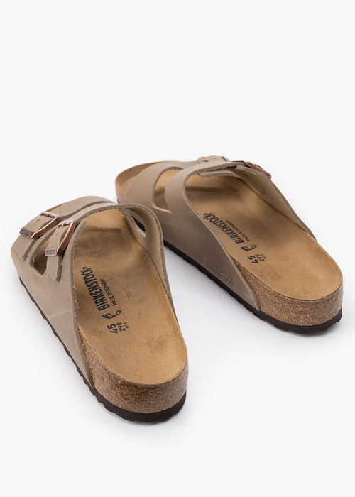 BIRKENSTOCK ARIZONA LEOI TABACCO BROWN Klapki męskie