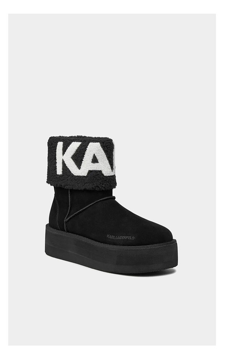 KARL LAGERFELD THERMO KARL LOGO ANKLE BOOT Buty zimowe damskie