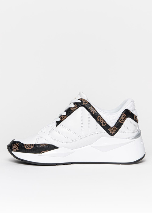 Sneakersy damskie Guess Traves (FL7TRSFAL12-WHIBR)