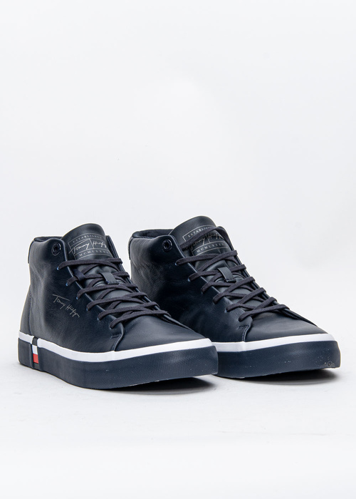 Sneakersy męskie Tommy Hilfiger Corporate High Modern Vulc (FM0FM03740-DW5)