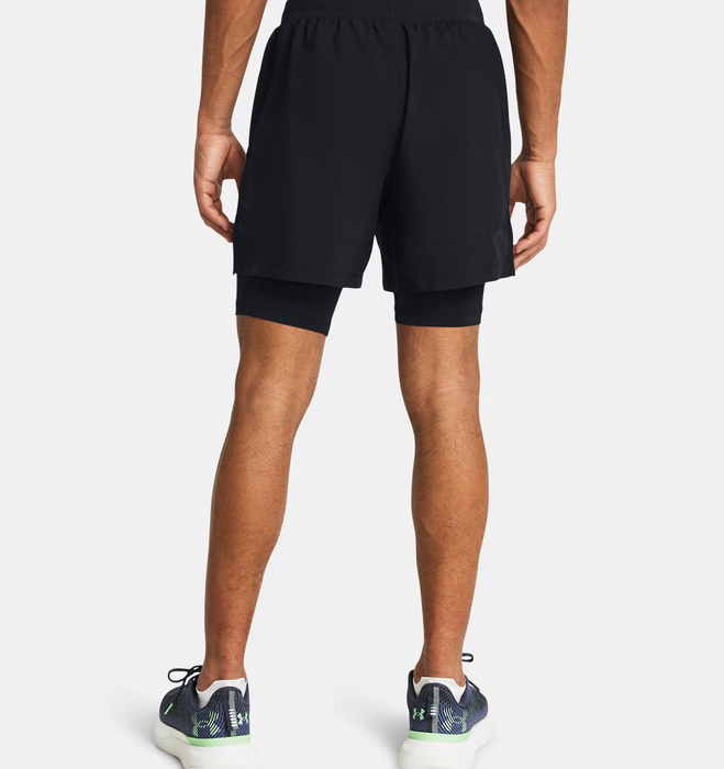 UNDER ARMOUR UA LAUNCH 5 2-IN-1 SHORT Spodenki treningowe męskie