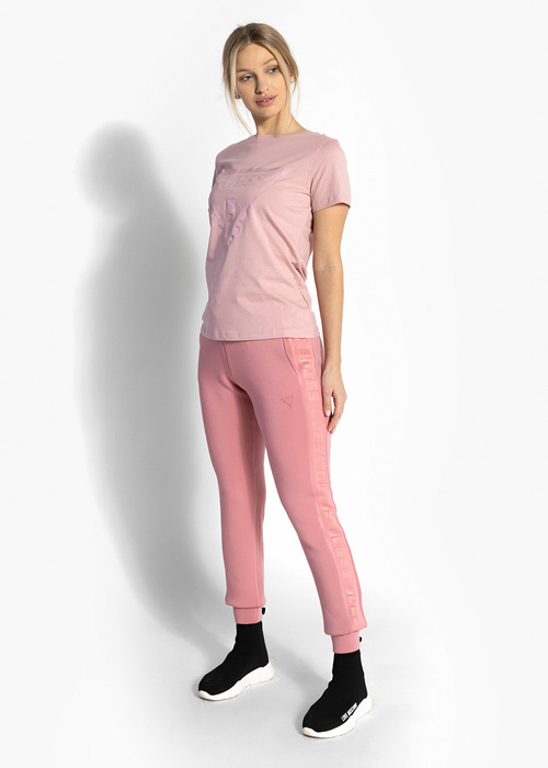 Spodnie damskie różowe GUESS ALLIE SCUBA JOGGER PANT