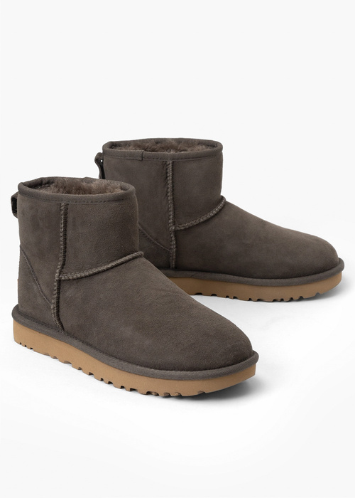 Buty zimowe damskie oliwkowe UGG W CLASSIC MINI II 