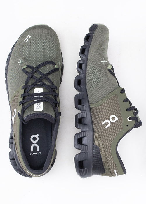 Buty męskie do biegania zielONe ON CLOUD X 3