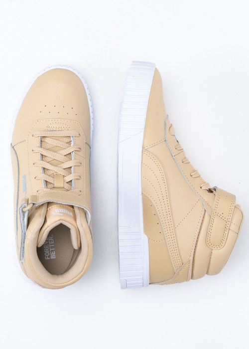 Puma Carina 2.0 MID Sneakersy damskie beżowe