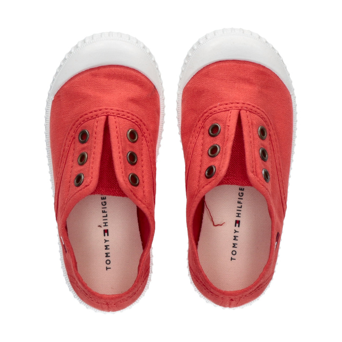 Sneakersy dziecięce TOMMY HILFIGER LOW CUT EASY-ON SNEAKER