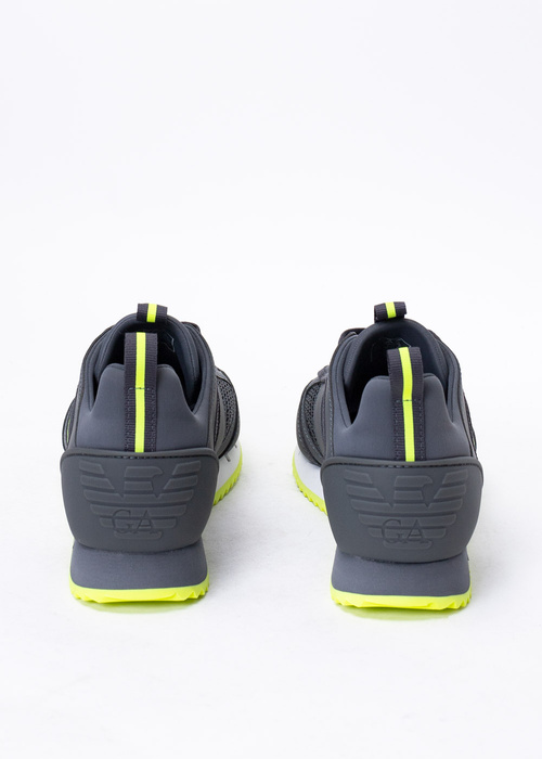 Sneakersy męskie szare EMPORIO ARMANI EA7 X8X027 XK050 M495 