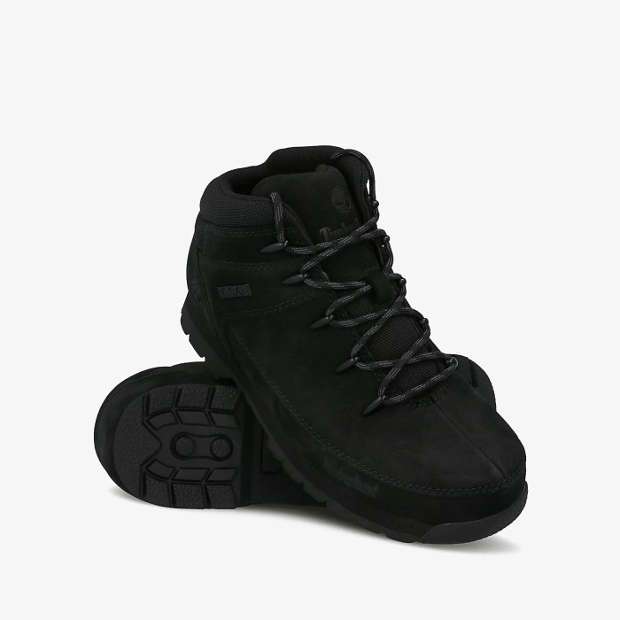 Timberland Euro Sprint MID LACE UP BOOT BLACK Trapery damskie