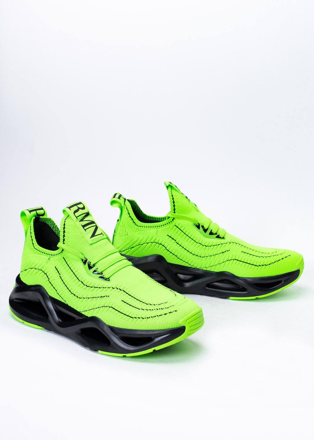 Sneakersy męskie zielone EMPORIO ARMANI EA7 X8X108 XK264