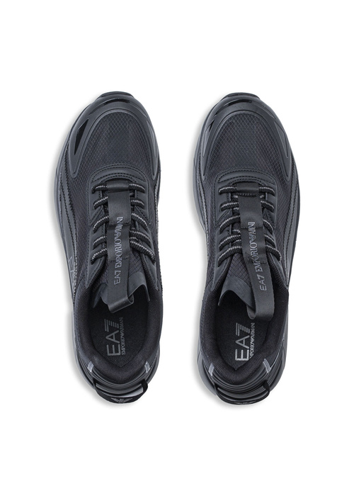 Sneakersy męskie czarne EA7 Emporio Armani X8X077 XK188 N543