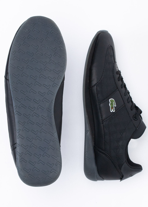Sneakersy męskie czarne Lacoste Angular 222