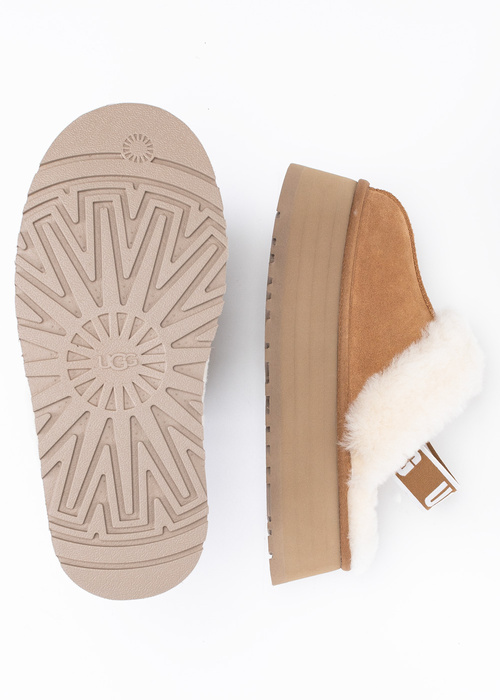 Kapcie damskie brązowe UGG W FUNKETTE