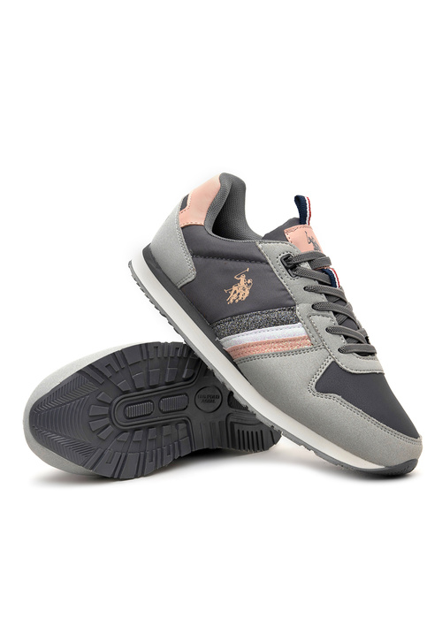 Sneakersy dziecięce szare U.S. Polo Assn. Nobik003