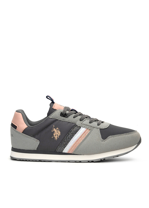 Sneakersy dziecięce szare U.S. Polo Assn. Nobik003