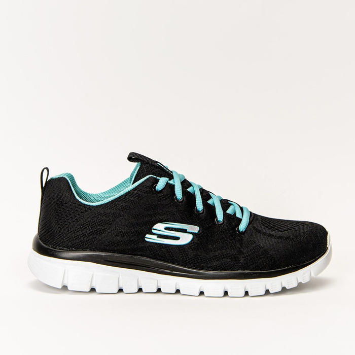 Buty treningowe damskie Skechers Graceful Get Connected (12615/BKTQ)