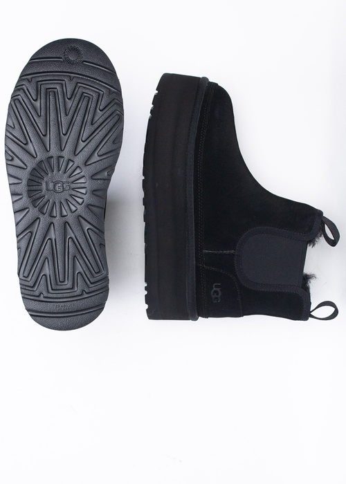 UGG W NEUMEL PLATFORM CHELSEA Sztyblety damskie czarne
