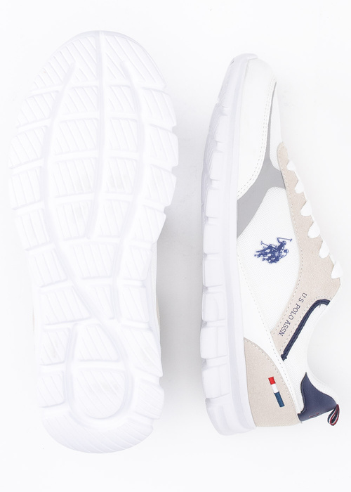 Sneakersy męskie U.S. POLO GARY002M/3MY1 WHI 