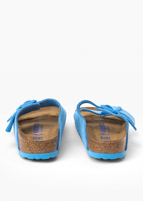 Klapki damskie niebieskie BIRKENSTOCK ARIZONA SFB VL 