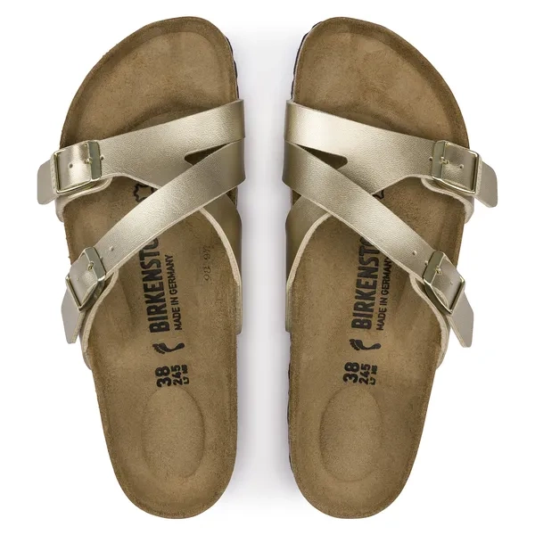 BIRKENSTOCK Yao Balance BF Gold Klapki damskie