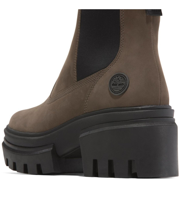 Timberland Everleigh MID CHELSEA BOOT MEDIUM BROWN NUBUCK Sztyblety damskie