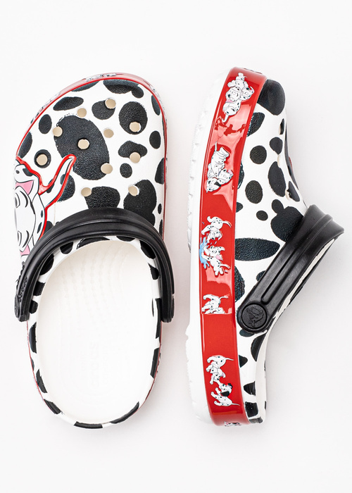 Klapki dziecięce kolorowe Crocs Fun Lab 101 Dalmatians Clog T