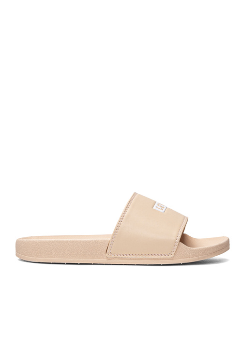 Klapki damskie różowe Levi`s June Boxtab S