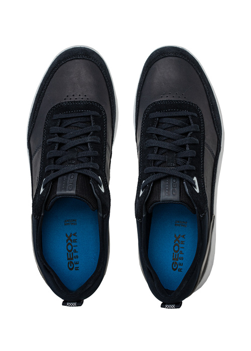 Sneakersy męskie czarne GEOX U Spherica U25BYC 08522 C4002