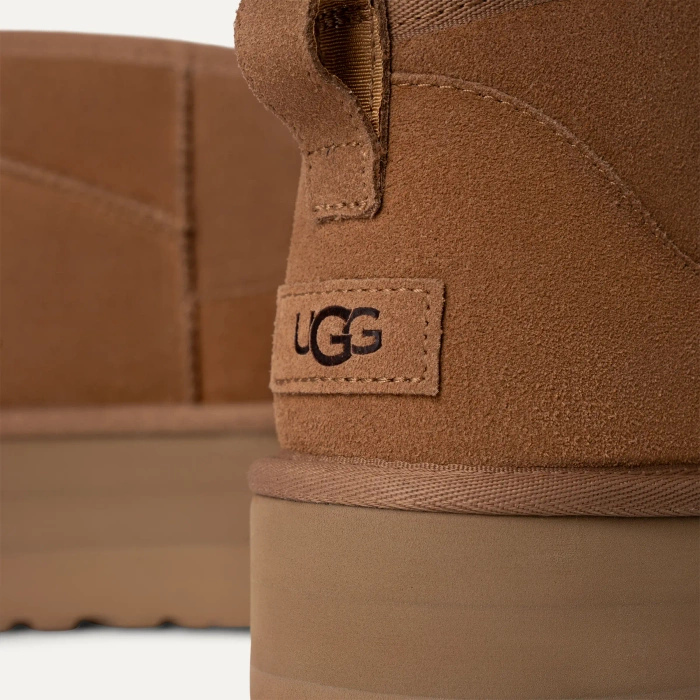 UGG W CLASSIC ULTRA MINI PLATFORM Buty zimowe damskie brązowe