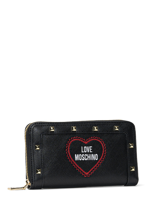 Portfel damska czarna Love Moschino JC5696PP0EKG0000