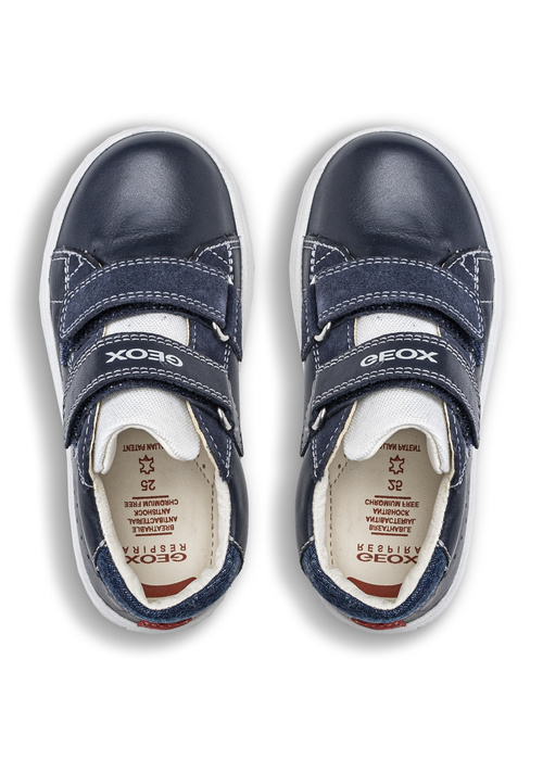 Sneakersy dziecięce granatowe GEOX B Biglia Boy