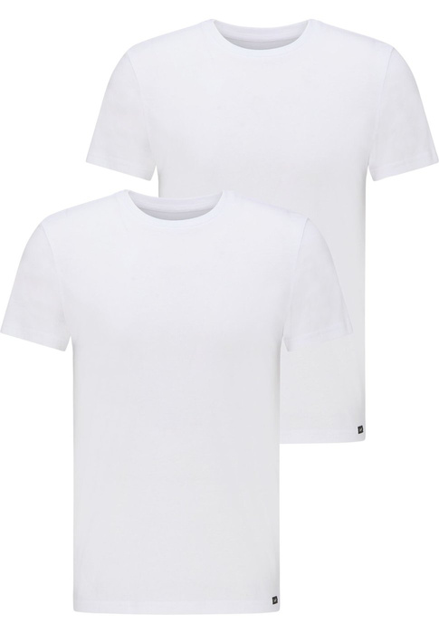 Koszulki męskie LEE TWIN PACK CREW WHITE 